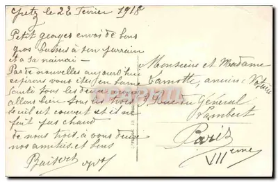 Fioletki — kartka pocztowa z znakami — wydawca nie widoczny — Rewers
