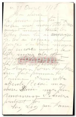 O Beijo de Amor — cena de ternura — editor DIX, n° 500/3 — Verso