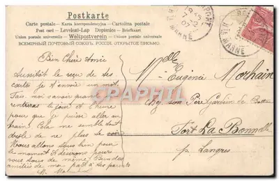 Bukiet pączków — A.Z.M. N° 130 — wydawca A.Z.M. — Rewers