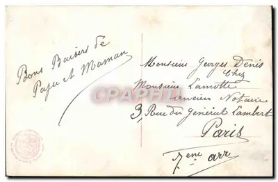 Criança em uniforme marítimo — 1902 — J. LIGARRE — Verso