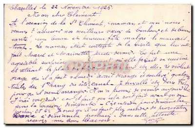 Duas rosas Saint Clément — edição Dix Paris 2221 — Verso
