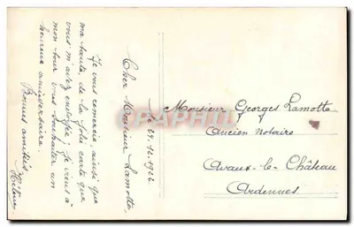 Kwiaty — Róże i gwieźdki — Fleureaux Naturalistes, nr 418 — Rewers