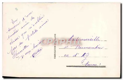 Forte Bonheur — seria 2547 — Rewers