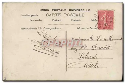 Couple amoureux — scène de jardin — Éditeurs d'Art Paris n° 5.158 — Rewers