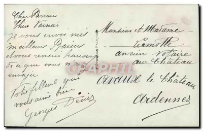 Lilies of the valley — Porte Bonheur — Editore Savjean, n° 4498 — Verso