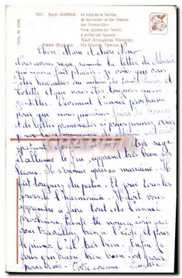 Donna e cane ai bordi della Tamise — Roger Jeuiddeln — n°1501 — Verso