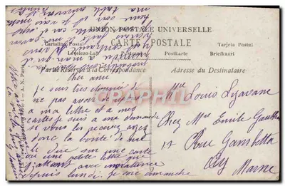 A Layette — cena de três crianças — A.N. PARIS, N°4 — Verso
