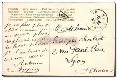 Mistletoe — Bonne Année — wydawca Dupin, seria 5394 — Rewers