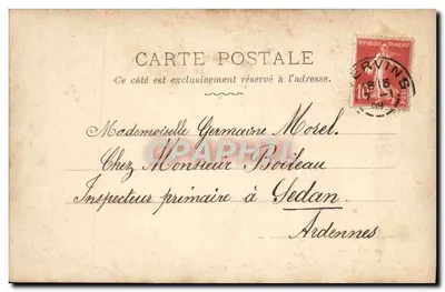 Rodzina z koroną miodowca — Rok szczęścia — A.N. Paris, n°329 — Rewers