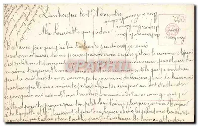 O Beijo — casal abraçado em banco — editor R. 3518/4 — Verso