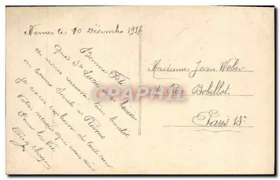 Niña sentada en un banco — rosas — La Favorite, n°1261 — Reverso