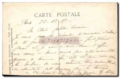 Bonne Année — Kowale, róża i wrzos — M. Boulanger, Visé, Paryż, 86 — Rewers