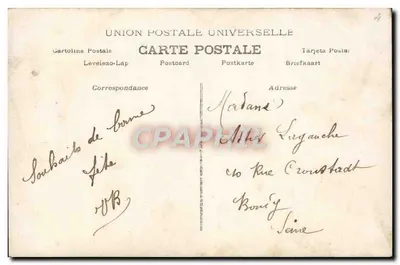 Bom Aniversário — Viva Santa Olene — AN Paris — Verso