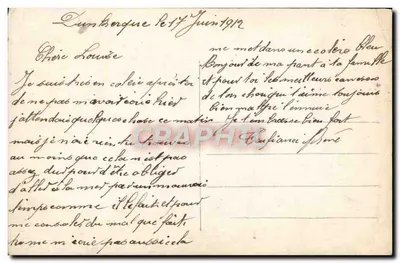 Amor sincero — O amor que tenho por você é tão grande, tão sincero — A.N. Paris, n°1275 — Verso