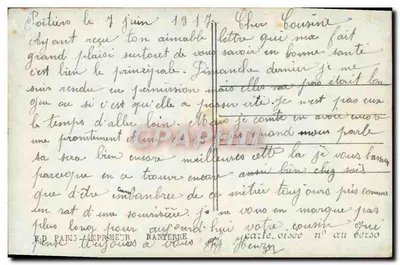 Jeune couple en tenue de soirée — scène intérieure avec colonnes — éditeur Yvichard, n° 7525 — Verso