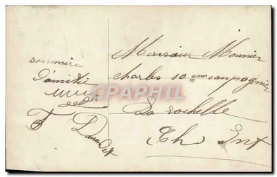 Casal em traje da época — decoração floral — editor desconhecido — Verso