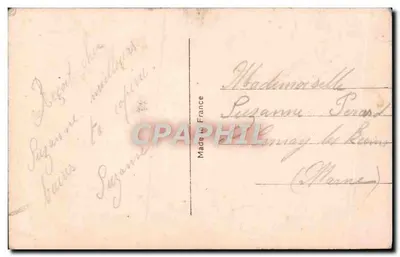 Couple amoureux — scène de jardin — éditeur R.A.S. NOJER n° 1741 — Verso