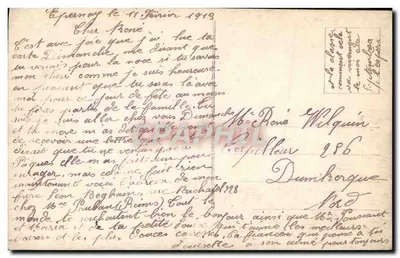 O Sonho — cena romântica — editor não identificado, n° de série 1060 — Verso
