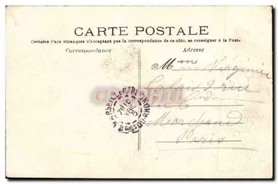 Marselha — Fonte Henri Estrangin e o Banco da França — Edição Giletta fot. Nice — Verso