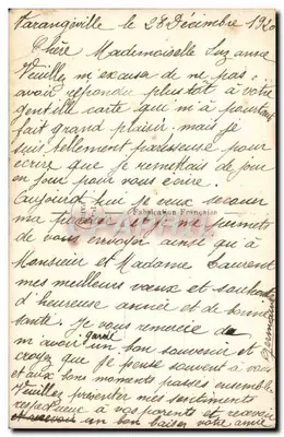 Família em trenó — cena invernal — RC Paris 107 — Verso