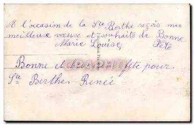 Bouquets de violettes — Bonne Fête — Wydawca F. Lefèvre, n° 179 — Rewers