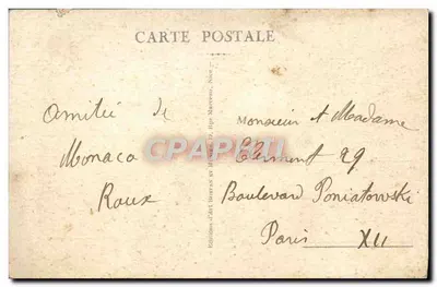 Monaco — Algemene uitzicht van de Rocher — RM, n° 206 — Achterkant