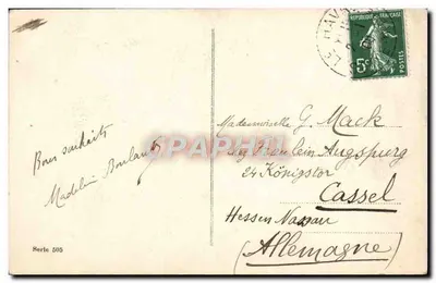 Mulher jovem com chapéu — com gui — editor série 505 — Verso