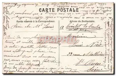 Deux enfants jouant avec des bâtonnets — scène de studio — éditeur LE DÉ, n° 200 — Rewers