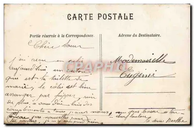 Deux enfants jouant avec une canne à pêche — 'Attention à mon nez!' — LE DÉ n°200 — Rewers