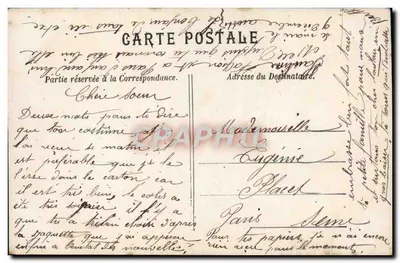Enfants jouant au piquet — scène de studio — éditeur Léon DÉ, n° 200 — Verso