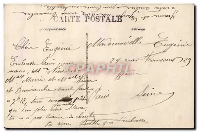 Casal abraçado — texto romântico — editor não identificado, n° 201 — Verso