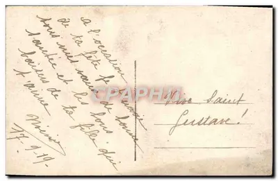 Flor de carthame — Boa Festa — edit. DIX n° 912/4 — Verso