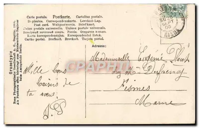 Quatre jeunes femmes en tenues d'époque — éditeur Oranotypie, Berlin, n° 385/2 — Rewers