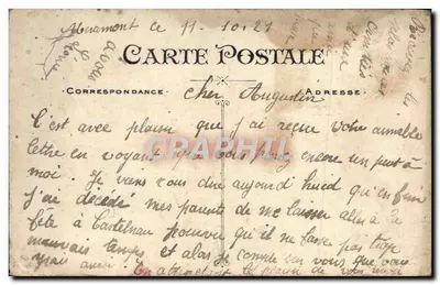 Cartolina d'epoca Fantasia Fiori — Verso