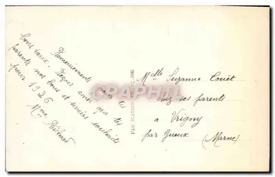 Paisagem rural — Lembrança — DÉDÉ PARIS 1099 — Verso