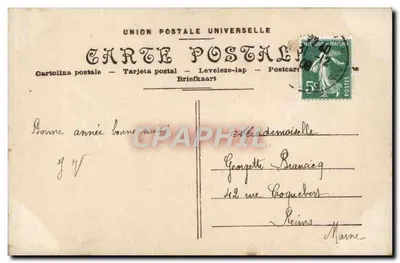 Festa da Virgem — Vœux sincères de Bonheur — EOK Paris 3171 — Verso