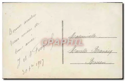 Família ao ar livre — Natal — editor Tibe, n° 7016 — Verso