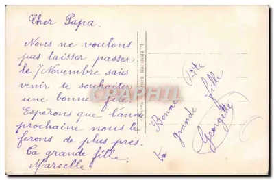 Duas jovens — cena de praia — editor L. Lepranier, NANTES — Verso