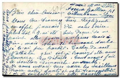 Kleurrijke viooltjes — Goed jaar — PC PARIS 250 — Achterkant