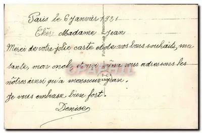 Młoda kobieta trzymająca bukiet — Wesołych Świąt — RC 281 — Rewers
