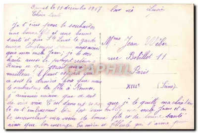 Dziewczyna w fioletowej sukni — trzymająca bukiet — wydawca nieznany — Rewers