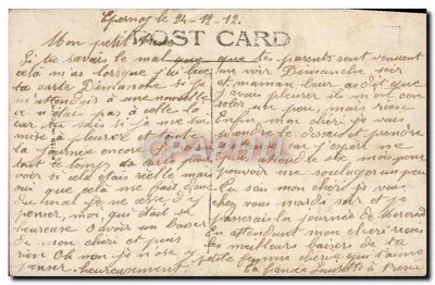 Jovem mulher em vestido rosa segurando um buquê — Masel, n°480 — Verso