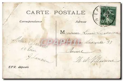 Casal à mesa — cena romântica — EPR n°237 — Verso