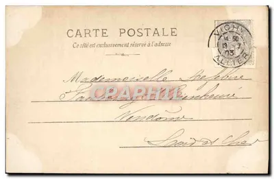 Merveilleuse w Parku Królewskim — H. Manuel, Paryż, nr 103/7 — Rewers