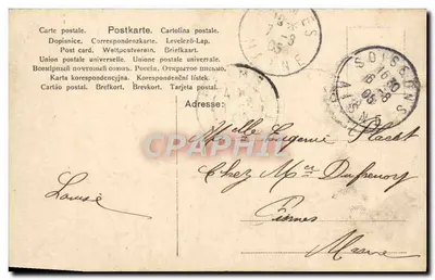 Joven mujer con velo ondulado — tarjeta postal — editor NPG, n° 436/5 — Reverso