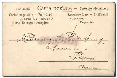 Um casal em um interior — cena de vida — editor não identificado — Verso
