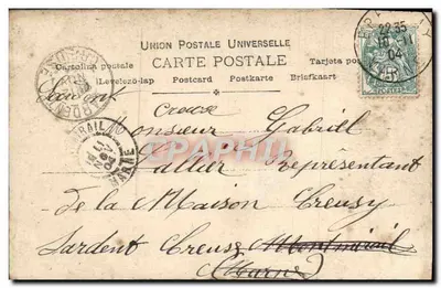 Fournier — Retrato de mulher em vestido de soirée — Fournier, Paris — Verso