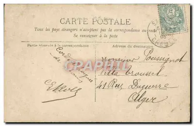 Jovem mulher — retrato em moldura coração — Editores S. Paris — Verso