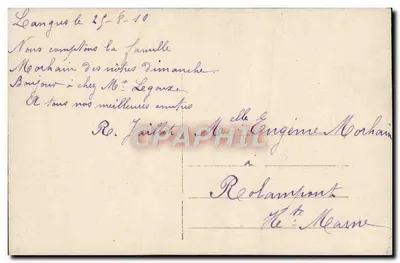 Mignon kontynuujący swoje wieczne podróże — Pragnie kiedyś ponownie zobaczyć swoje ukochane wioski — Brat, nr 3336 — Rewers