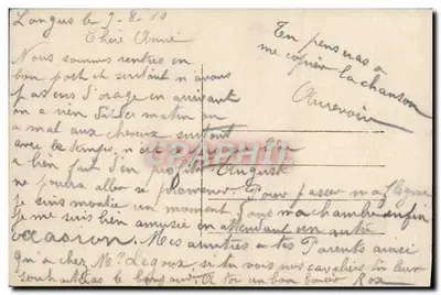 Kobieta w modlitwie w lesie — Irène, n° 3336 — Rewers